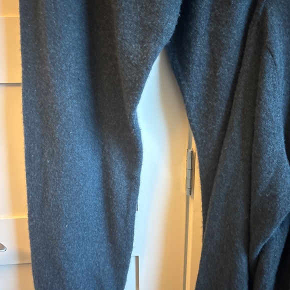 Naadam XL 100% cashmere signature hoodie joggers deep blue gray matching set - Picture 7 of 9